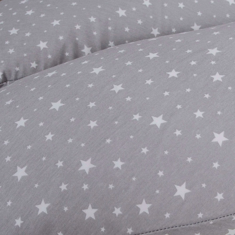 Ceba Baby Cebuszka Physio Multi, подушка для беременных, трикотаж, серые звезды УМЕНЬШЕННАЯ УПАКОВКА: цены и характеристики