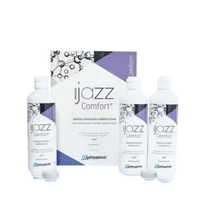 Ophtalmic Comfort Jazz Багатофункціональний розчин для догляду за м'якими контактними лінзами для чутливих очей 3х360мл