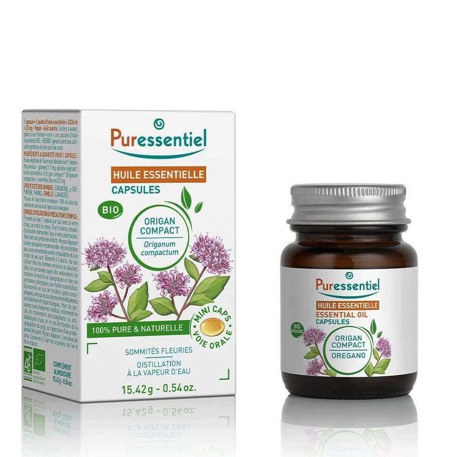 Эфирные масла Puressentiel Органическое орегано 60 капсул: цены и характеристики
