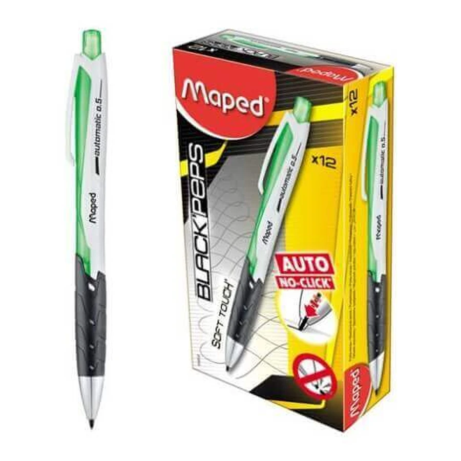 Maped, грифель автоматического карандаша BlackPeps 0,5 мм, зеленый, 1 штука: цены и характеристики