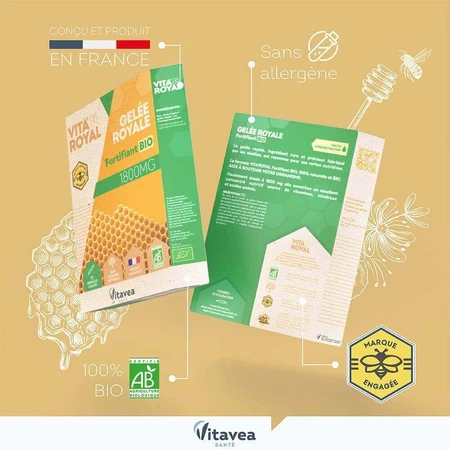Vitavea Santé Vita'Royal Organic Royal Jelly Fortifiant 3x10 флаконов: цены и характеристики
