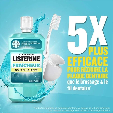 Listerine Свежая мята Бесспиртовая ванна 500 мл: цены и характеристики