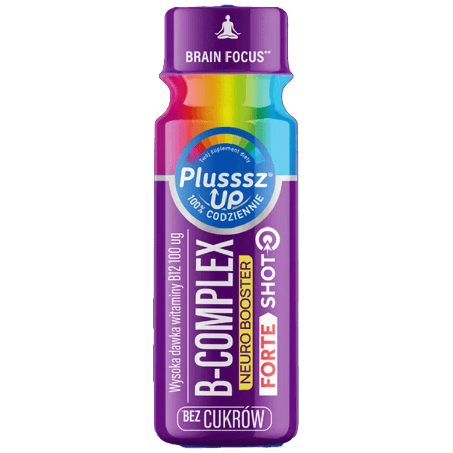 Plusssz Up B-Complex Neuro Booster Forte Shot, малиновий смак, 50 мл: ціни та характеристики