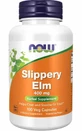 Now Foods Скользкий вяз 400 мг, красный вяз, 100 веганских капсул