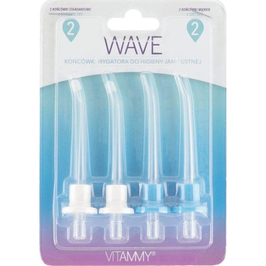 Vitammy Wave Сменные ручки для зубного душа 1×4 шт, сменные насадки для зубного душа: цены и характеристики