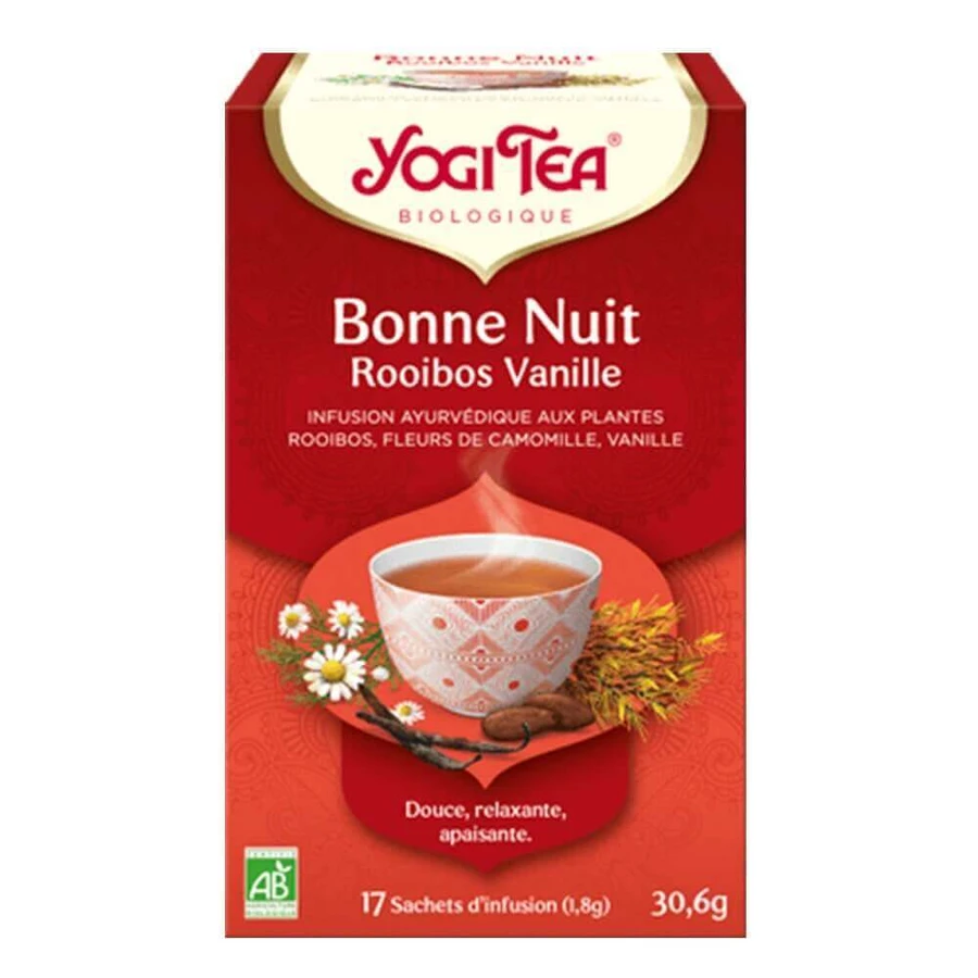 Yogi Tea Night Vanilla Rooibos 17 пакетиков: цены и характеристики