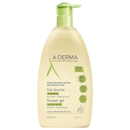 Гель для душу A-Derma Oat Rhealba 750мл: ціни та характеристики