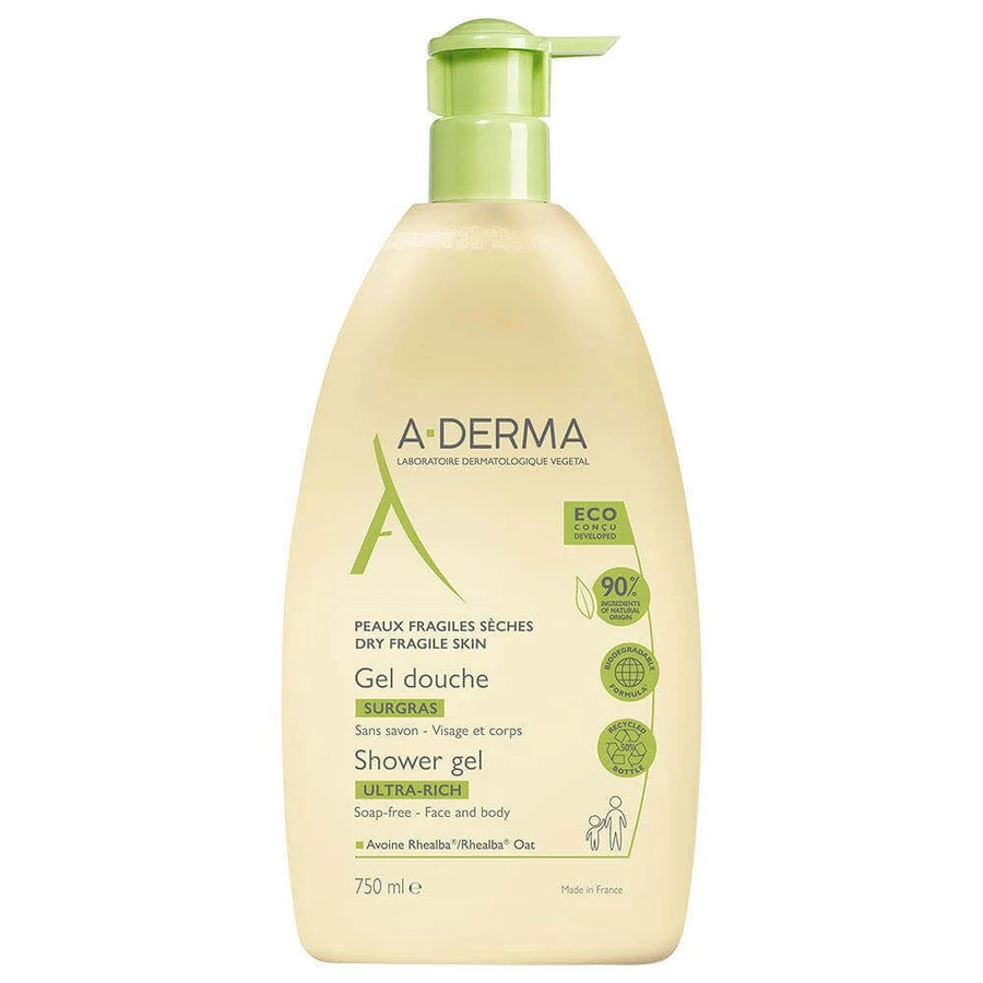 Гель для душу A-Derma Oat Rhealba 750мл: ціни та характеристики