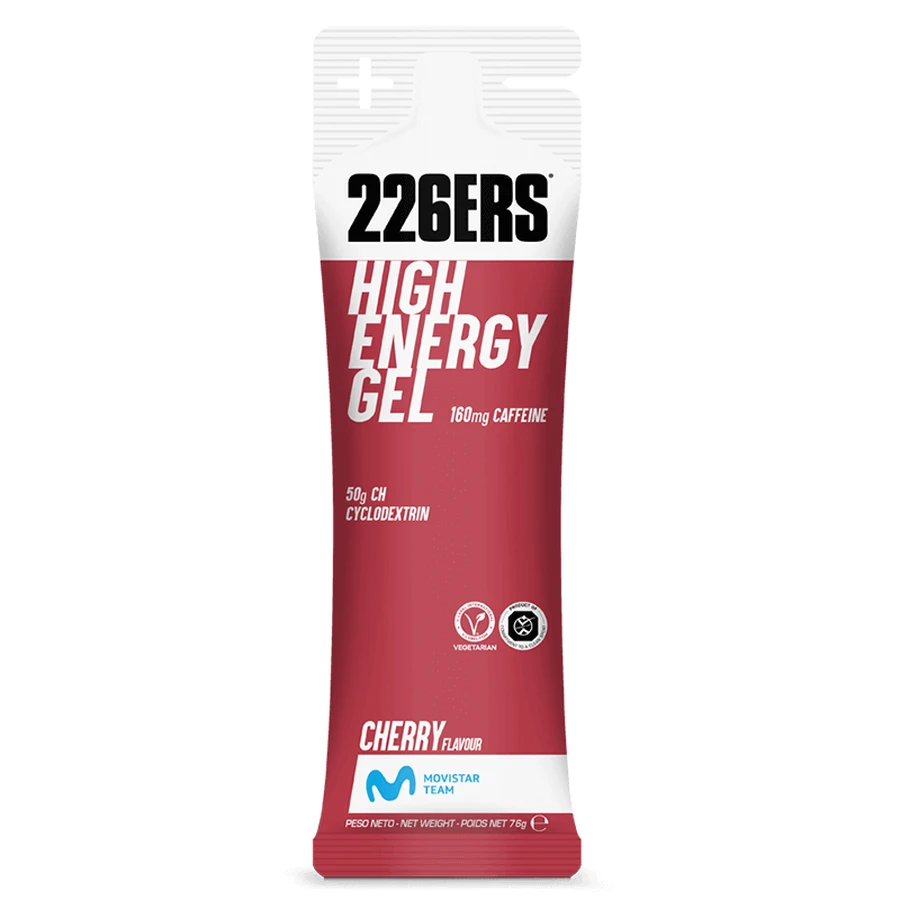 226Ers High Energy Gel Caffeine, энергетический гель с кофеином, вишня, 76 г: цены и характеристики