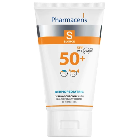 Pharmaceris S, солнцезащитный крем для лица и тела, старше 6 месяцев, SPF 50+, 125 мл + семейная игра Dobble бесплатно: цены и характеристики