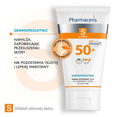 Pharmaceris S, солнцезащитный крем для лица и тела, старше 6 месяцев, SPF 50+, 125 мл + семейная игра Dobble бесплатно: цены и характеристики
