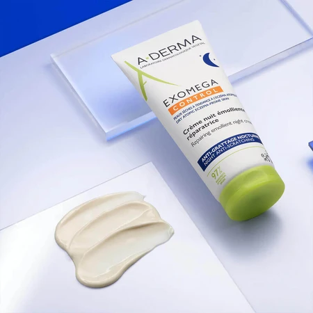 A-Derma Exomega Control, восстанавливающий смягчающий ночной крем, для сухой и склонной к атопии кожи, с 1-го дня, 200 мл: цены и характеристики