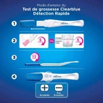 Швидкий тест на вагітність Clearblue для швидкого визначення вагітності 2 тести: ціни та характеристики