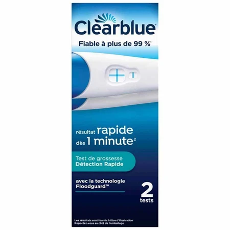 Швидкий тест на вагітність Clearblue для швидкого визначення вагітності 2 тести: ціни та характеристики