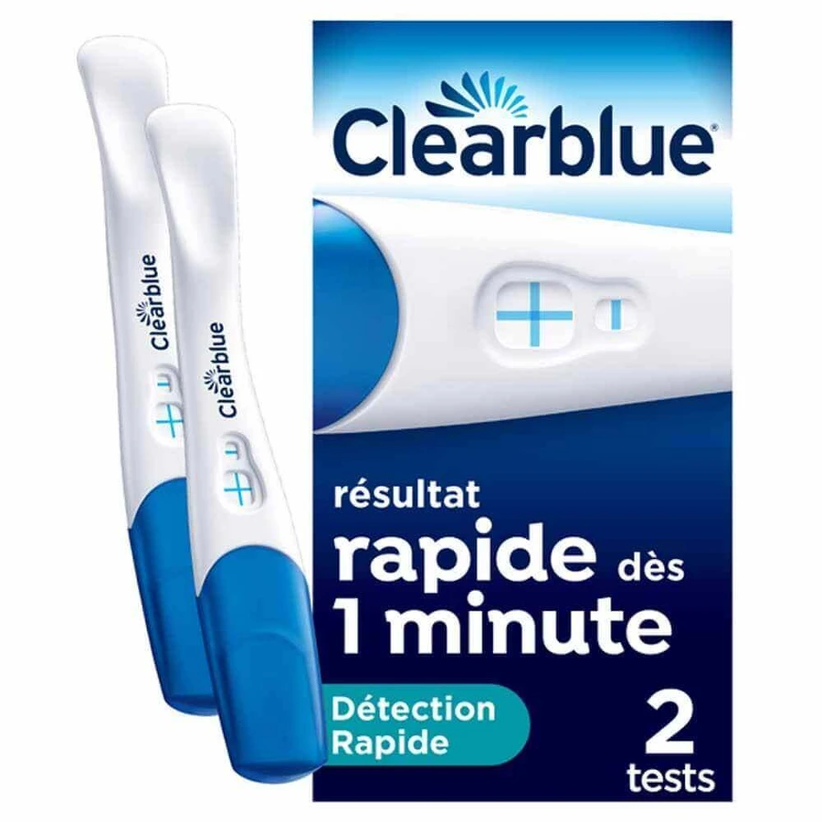 Швидкий тест на вагітність Clearblue для швидкого визначення вагітності 2 тести: ціни та характеристики