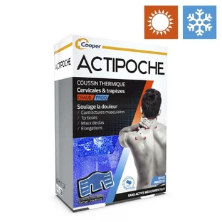 Тепловая подушка для шеи и трапеции Actipoche Microsphere 24x8 см