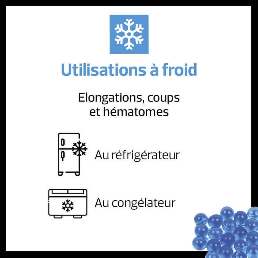 Тепловая подушка для шеи и трапеции Actipoche Microsphere 24x8 см: цены и характеристики