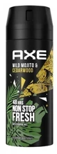 Axe, Wild Green Mojito Cedarwood, дезодорант, 150 мл