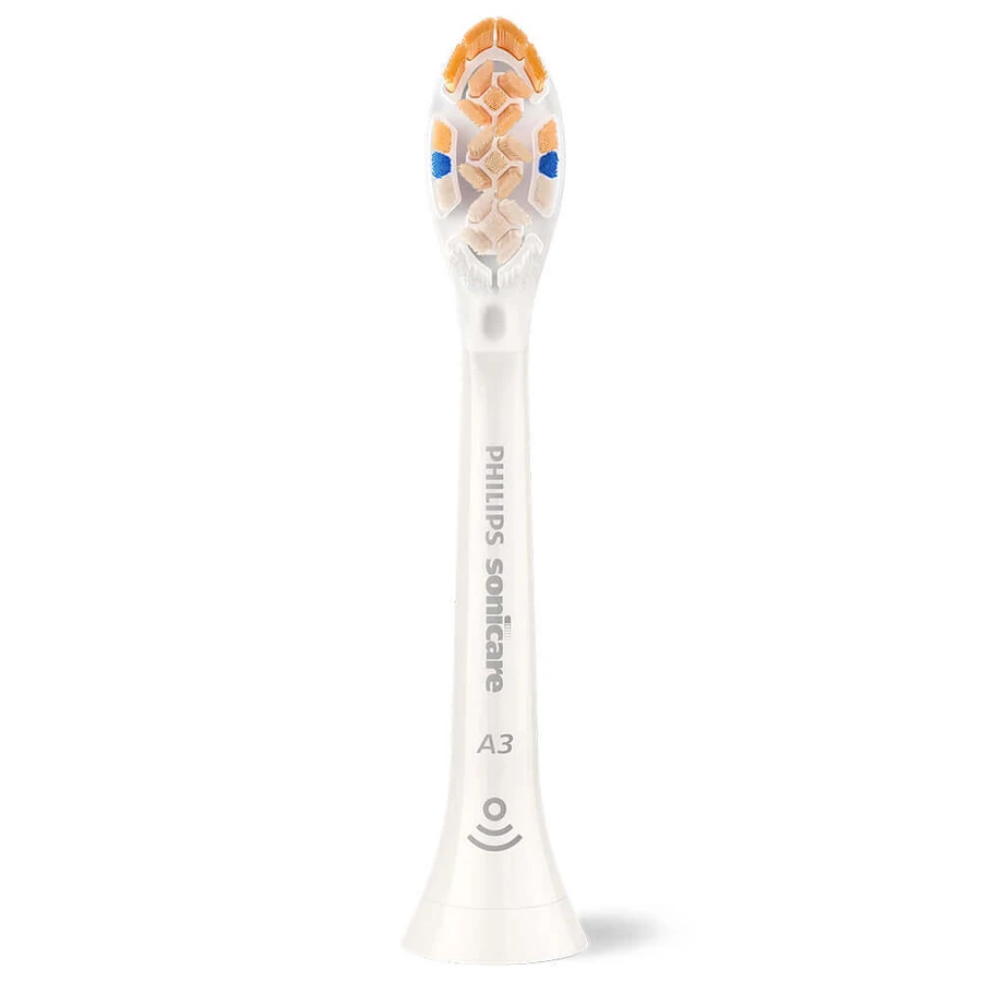 Philips, змінні насадки для звукової зубної щітки Sonicare A3 Premium All-in-One, білі, 4 шт.: ціни та характеристики