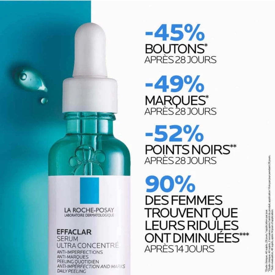 La Roche-Posay Effaclar Сироватка для обличчя проти недосконалостей шкіри, схильної до акне, 30 мл: ціни та характеристики