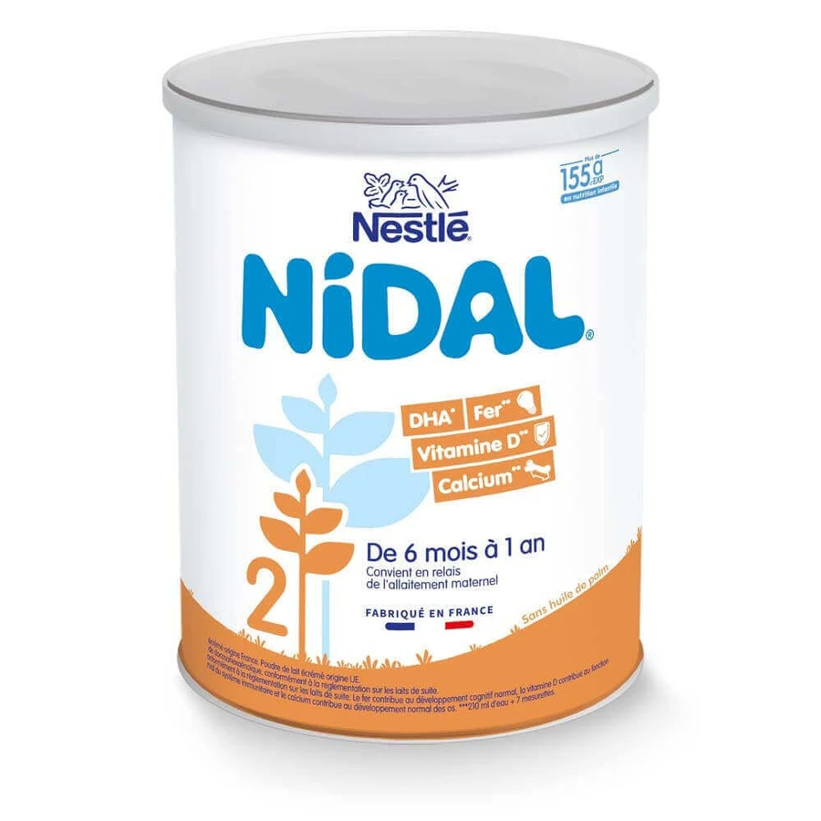 Nestlé Nidal Сухе молоко 2 6-12 місяців 800г: ціни та характеристики