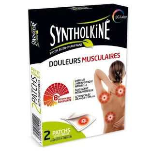 EG Labo SyntholKiné Syntholkine Самонагріваючі пластирі від м'язового болю Douleurs Musculaires Малий розмір 2шт