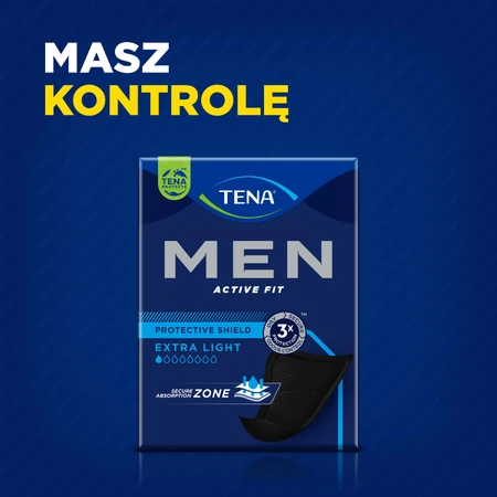 Набор Tena Men Active Fit, анатомические стельки для мужчин, Extra Light Black, 6 x 14 шт.: цены и характеристики