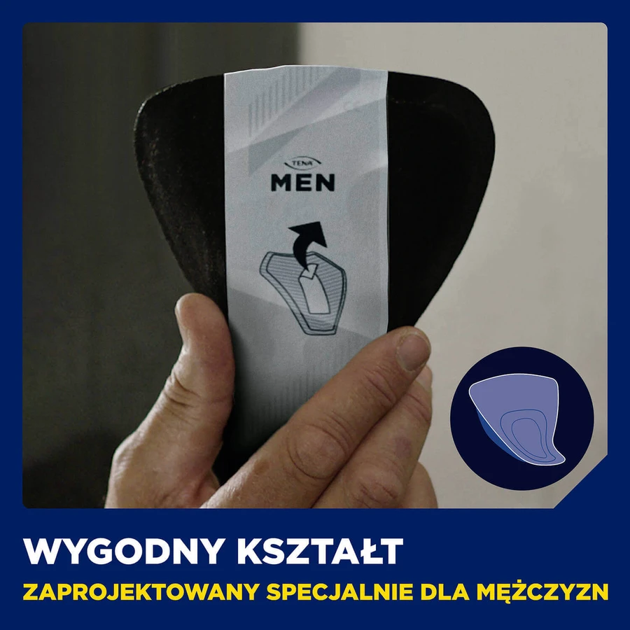 Набор Tena Men Active Fit, анатомические стельки для мужчин, Extra Light Black, 6 x 14 шт.: цены и характеристики