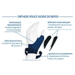 Epitact Orthèse Pouce Rigide De Repos Main Gauche x1: цены и характеристики