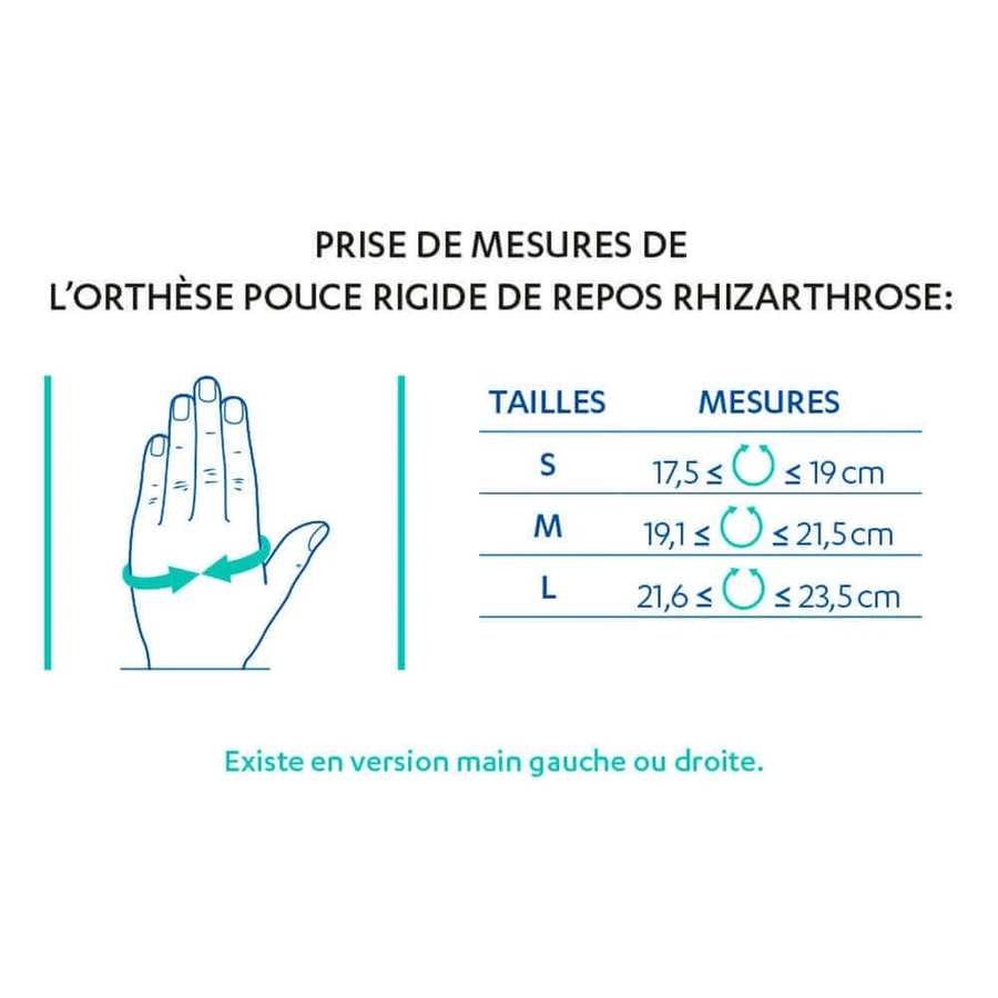 Epitact Orthèse Pouce Rigide De Repos Main Gauche x1: цены и характеристики