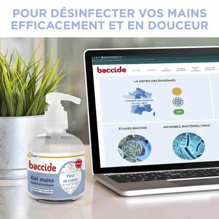 Бацидний гель для дезінфекції основний гідролужний Fleur de coton Peaux sensibles 300мл: ціни та характеристики