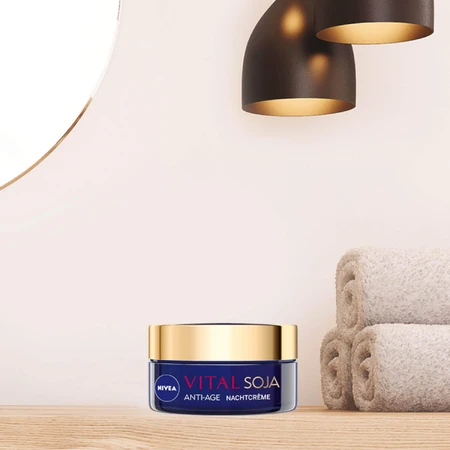 Nivea Vital Soy Anti-Age, регенеруючий нічний крем, зріла шкіра, 50 мл: ціни та характеристики