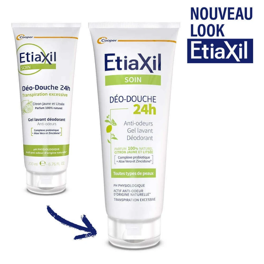 Etiaxil 24h Гель для душа с лимоном от повышенного потоотделения для чувствительной кожи 200 мл: цены и характеристики