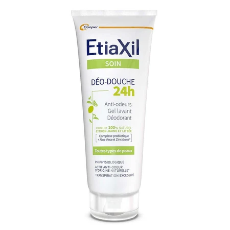 Etiaxil 24h Гель для душа с лимоном от повышенного потоотделения для чувствительной кожи 200 мл: цены и характеристики