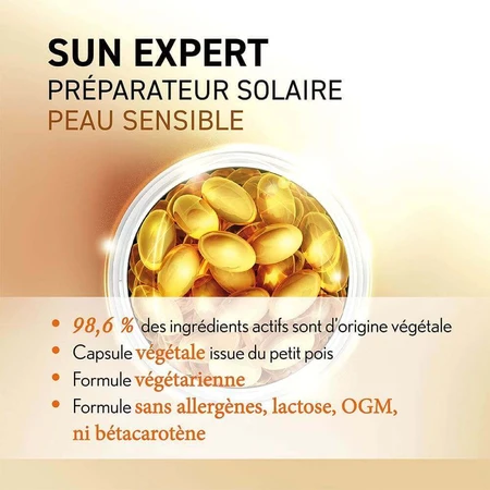 Энобиол Sun Expert Солнечный тепловой насос для чувствительной кожи 30 капсул: цены и характеристики