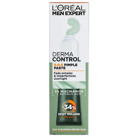 L'Oreal Men Expert Derma Control, точкова паста для усунення недоліків, 45 мл: ціни та характеристики
