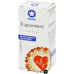 Кардіовіол крап. орал. фл. з пробкою-крапельницею 50 мл
