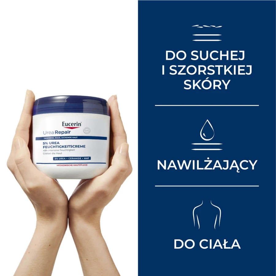 Eucerin UreaRepair, увлажняющий крем для тела с 5% мочевины, 450 мл: цены и характеристики