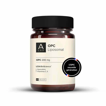 A-LAB OPC Виноградний ліпосомальний 200мг Антиоксидант циркуляції шкіри 60 капсул: ціни та характеристики