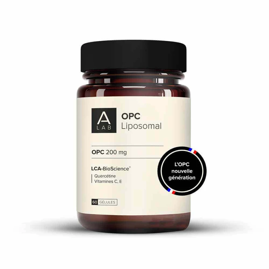 A-LAB OPC Виноградний ліпосомальний 200мг Антиоксидант циркуляції шкіри 60 капсул: ціни та характеристики