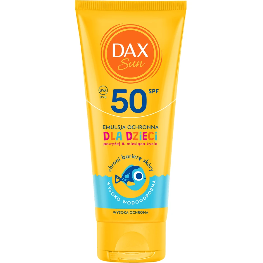 DAX Sun, emulsie protectoare, pentru copii, SPF 50, 100 мл: цены и характеристики