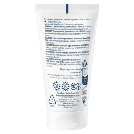 Ducray Melascreen Захисний крем проти темних плям SPF50+ від коричневих плям 50 мл: ціни та характеристики