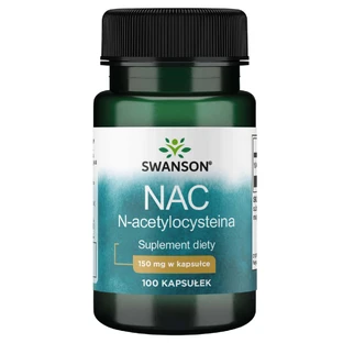 Swanson NAC 150 мг, N-ацетилцистеїн, 100 капсул