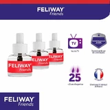 Feliway Friends Cats Heureux Harmonie Durable Refreshes entre Chats 3x48ml - стійкі наповнювачі для котів Feliway Friends Cats Heureux Harmonie 3x48ml