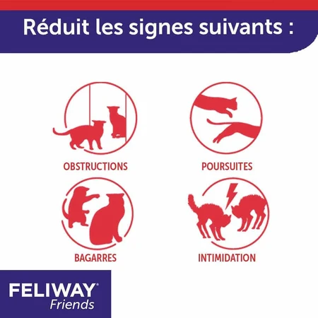 Feliway Friends Cats Heureux Harmonie Durable Refills entre Chats 3x48ml: цены и характеристики