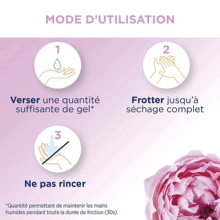 Дезінфікуючий гель для основної дезінфекції Hydroalcoolique Pivoine Peaux sensibles 30мл: ціни та характеристики