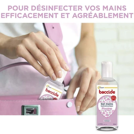 Дезінфікуючий гель для основної дезінфекції Hydroalcoolique Pivoine Peaux sensibles 30мл: ціни та характеристики