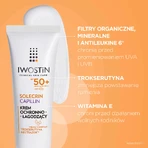 Iwostin Solecrin Capillin, захисний та заспокійливий крем для судинної та гіперчутливої шкіри, SPF 50+, 50 мл + надувна пляжна подушка безкоштовно: ціни та характеристики