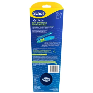 Scholl GelActiv, стельки для обуви, спортивные, размер L 40-46.5, 2 шт.