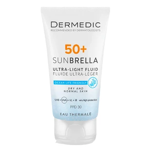 Dermedic Sunbrella, ультралегкий крем для захисту обличчя, для сухої та нормальної шкіри, SPF 50+, 40 мл + безкоштовна упаковка